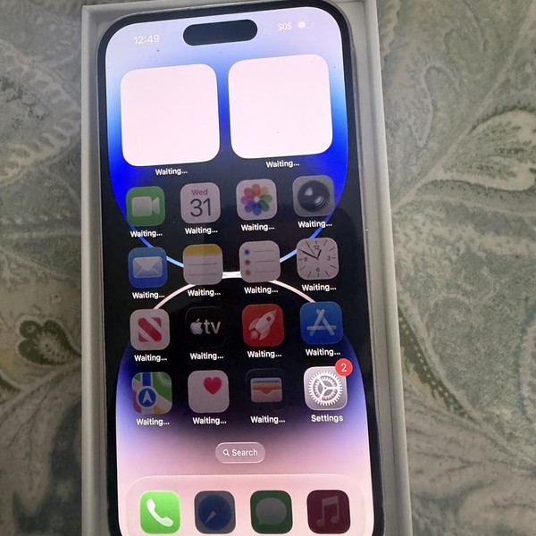 Apple iPhone 14 Pro - Unlocked, 128 GB, Silver, A2650