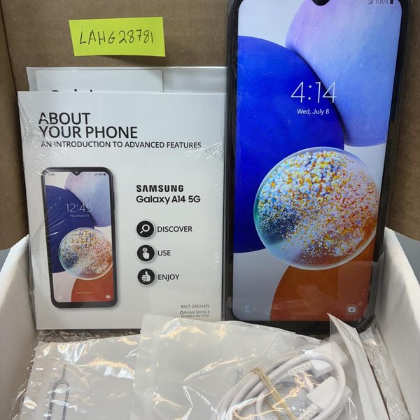 Samsung Galaxy A14 5G - Unlocked, 64 GB, Black, 4 GB