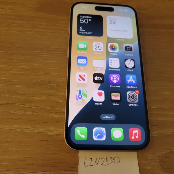 Apple iPhone 15 - Unlocked, 128 GB, Pink, A2846