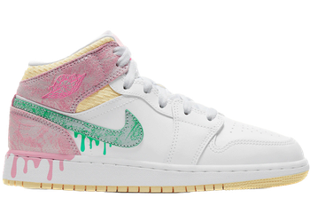 Jordan 1 Mid Paint Drip (PS) for sale