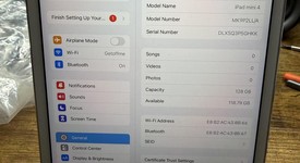 Good
													Apple iPad Mini 4 - Wi-Fi, Silver, 128 GB, photo 3 of 6