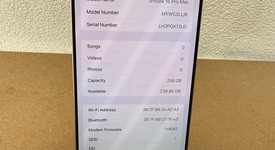 Good
													Apple iPhone 16 Pro Max - Unlocked, Desert, 256 GB, A3084, photo 3 of 9