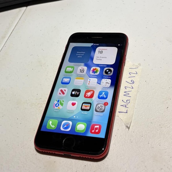 Apple iPhone SE 2nd Gen 2020 - Unlocked, 64 GB, Red, A2275