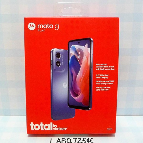 Moto G Play (2024) - Total by Verizon, 64 GB, Blue, 4 GB