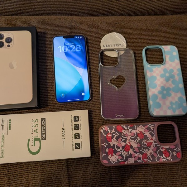 Apple iPhone 13 Pro Max - Unlocked, 256 GB, Gold, A2484