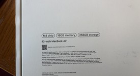 Good
													MacBook Air 2025 (M4) - 13" - Apple M4, Midnight, 256 GB, 16 GB, photo 4 of 6