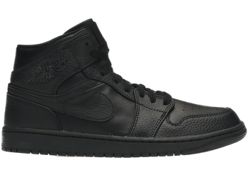 Jordan 1 Mid Triple Black for sale