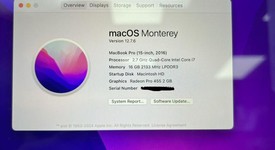 Fair
													MacBook Pro 2016 (With Touch Bar) - 15" - Gray, 512 GB, 16 GB, photo 2 of 11