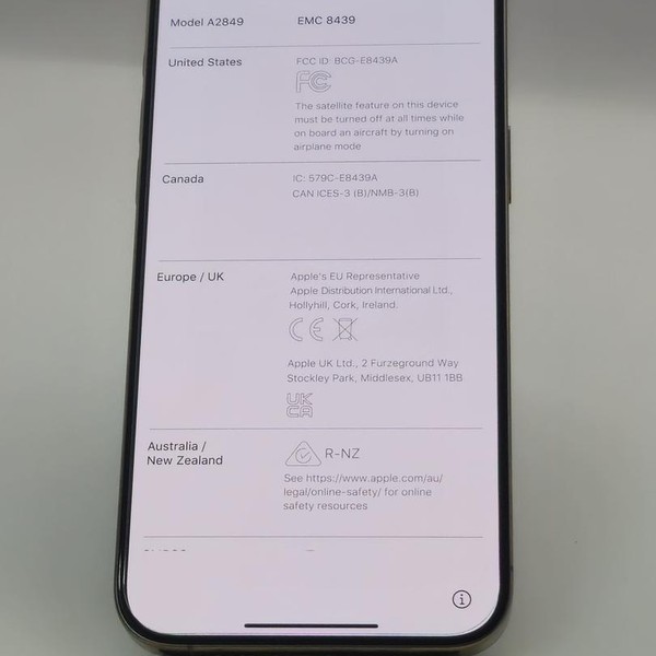 Apple iPhone 15 Pro Max - Unlocked, 256 GB, Natural, A2849