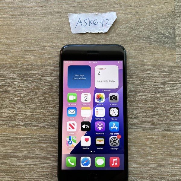 Apple iPhone SE 3rd Gen 2022 - Unlocked, 128 GB, Midnight, A2595