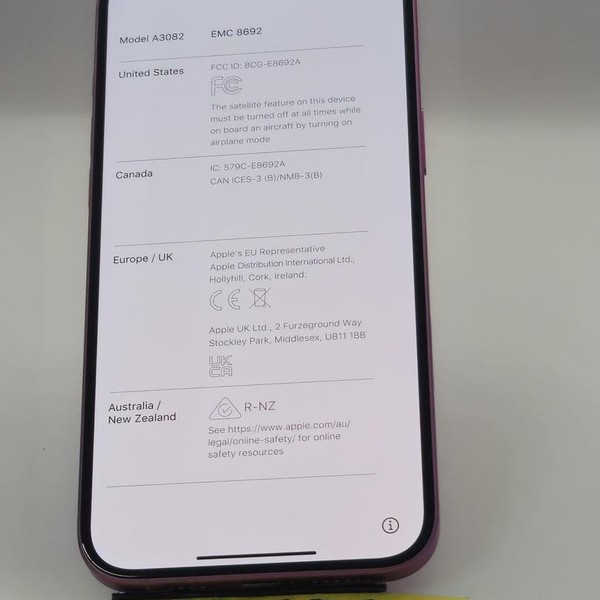 Apple iPhone 16 Plus - Verizon, 128 GB, Pink, A3082