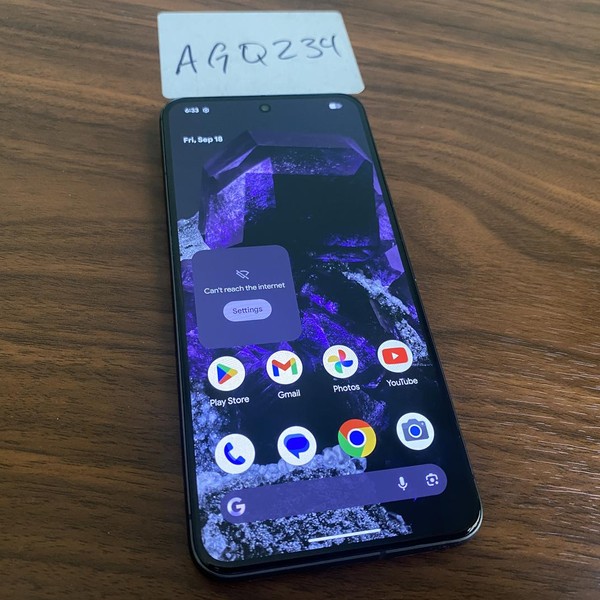 Google Pixel 8 - Unlocked, 128 GB, Obsidian, 8 GB, G9BQD, Sub-6 5G