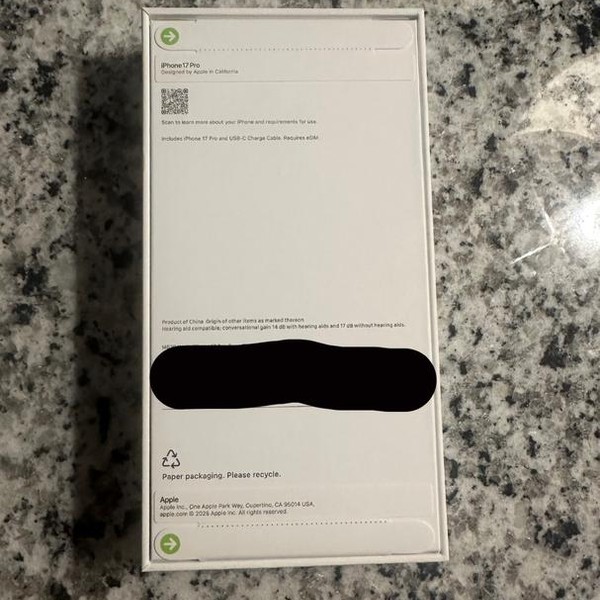 Apple iPhone 17 Pro - Unlocked, 512 GB, Deep Blue, A3256