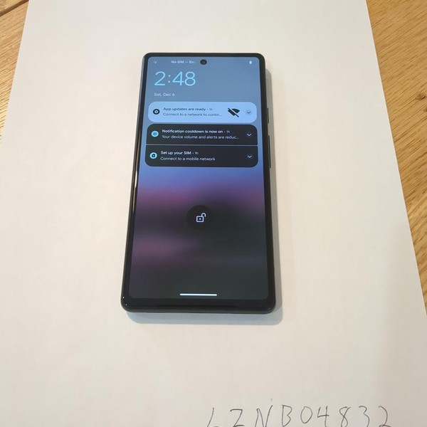 Google Pixel 6a - Unlocked, 128 GB, Chalk, 6 GB, GX7AS