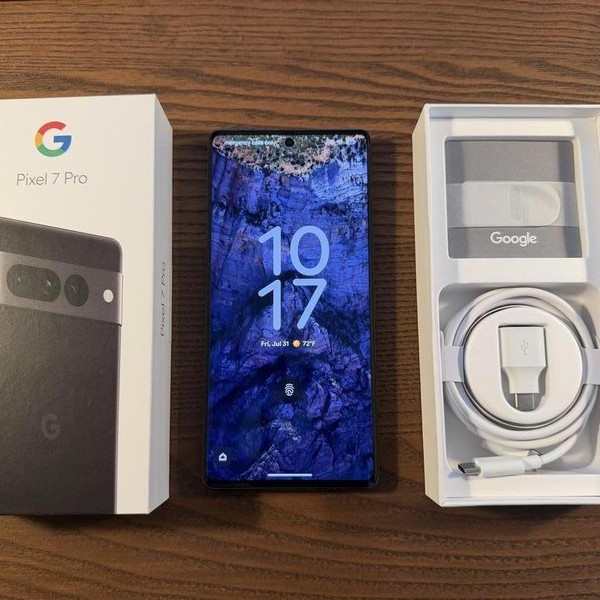 Google Pixel 7 Pro - Unlocked, 128 GB, Obsidian, 12 GB, GE2AE