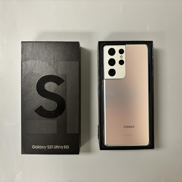 Samsung Galaxy S21 Ultra 5G - T-Mobile, 128 GB, Silver, 12 GB, SM-G998U