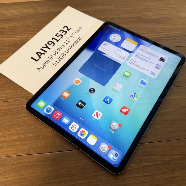 Apple iPad Pro 11 inch 2018 - Unlocked, 512 GB, Gray, A2013
