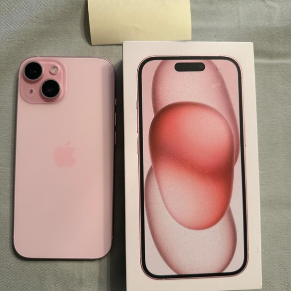Apple iPhone 15 - Unlocked, 128 GB, Pink, A2846