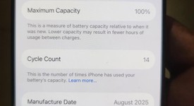 Good
													Apple iPhone 17 Pro - Unlocked, Deep Blue, 256 GB, A3256, photo 4 of 7