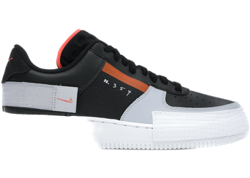 Nike Air Force 1 Type Black Hyper Crimson for sale