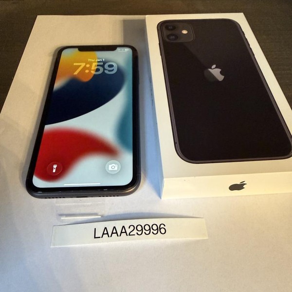 Apple iPhone 11 - Unlocked, 64 GB, Black, A2111