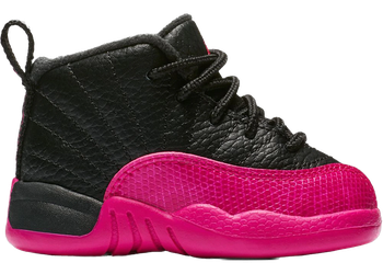 Jordan 12 Retro Black Deadly Pink (TD) for sale