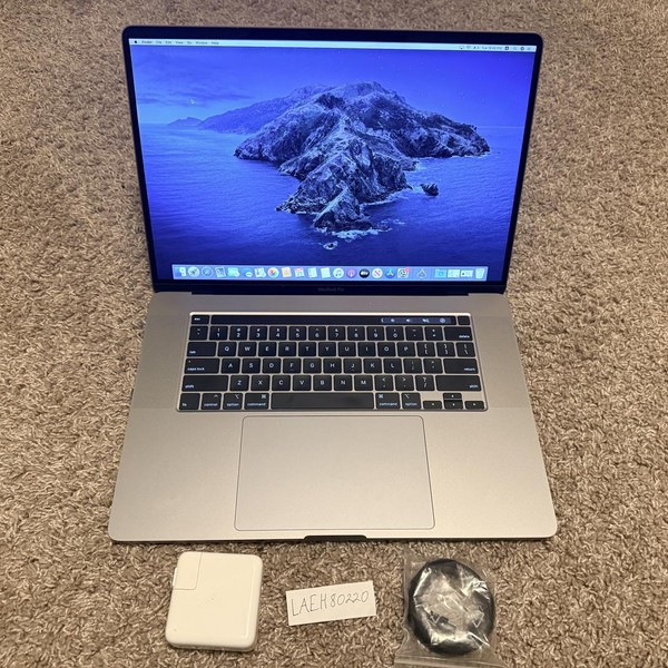 MacBook Pro 2019 - 16 inch - 512 GB, Gray, 16 GB, Intel Core i7