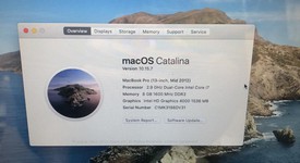 Good
													MacBook Pro 2012 (Unibody) - 13" - Silver, 256 GB, 8 GB, photo 2 of 9