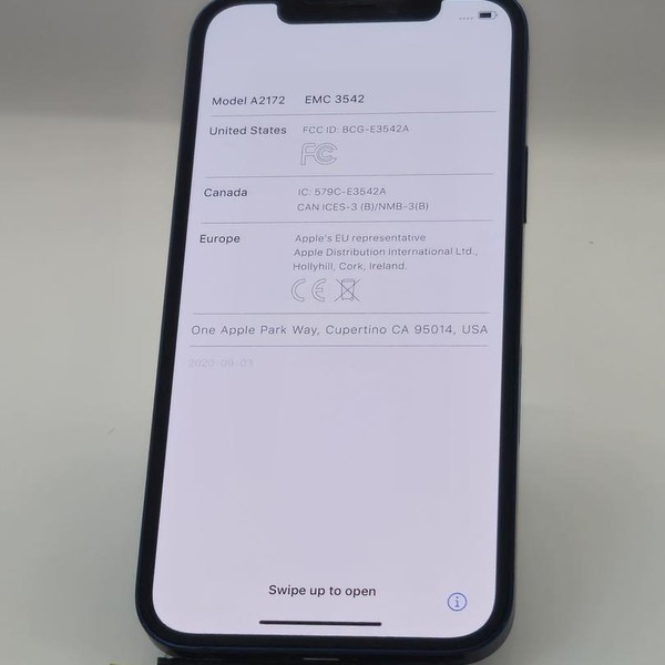 Apple iPhone 12 - AT&T, 64 GB, Blue, A2172