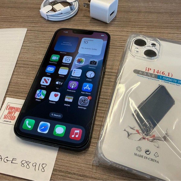 Apple iPhone 14 - Unlocked, 128 GB, Midnight, A2649