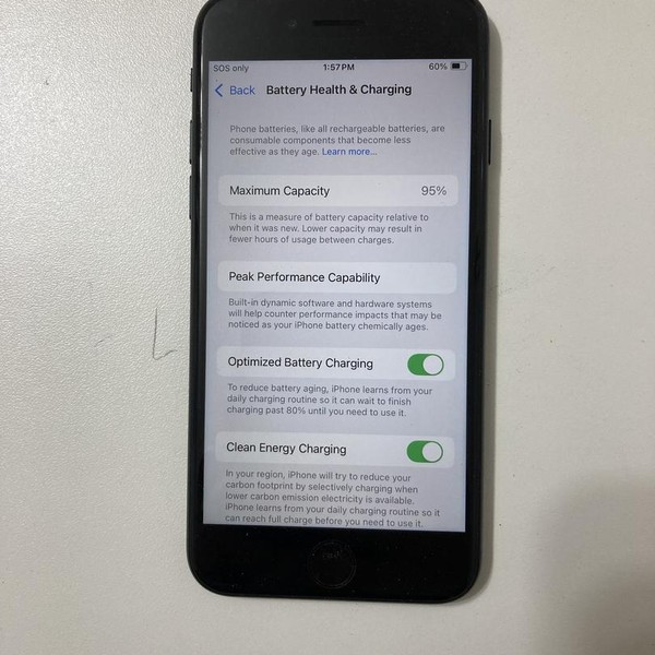 Apple iPhone SE 3rd Gen 2022 - Unlocked, 64 GB, Midnight, A2595