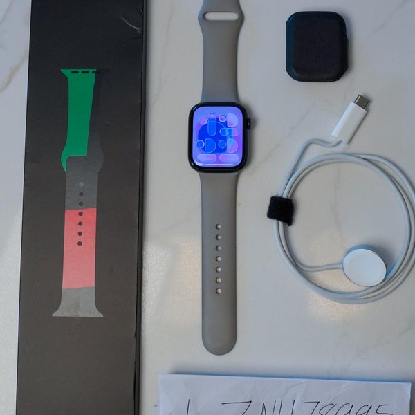 Apple Watch Series 7 45mm - Blue, A2474 - GPS, Aluminum