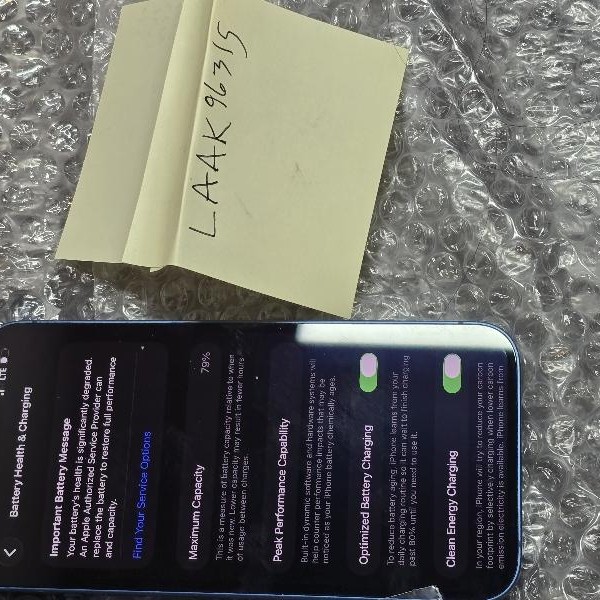 Apple iPhone 13 - Unlocked, Blue, 128 GB, A2482