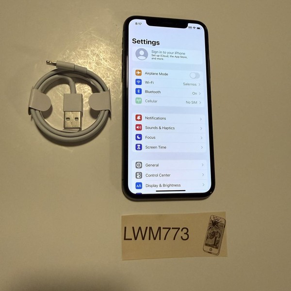 Apple iPhone X - Unlocked, 64 GB, Gray, A1865