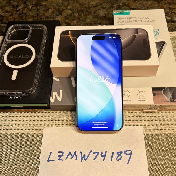 Apple iPhone 16 Pro - Unlocked, 512 GB, Natural, A3083