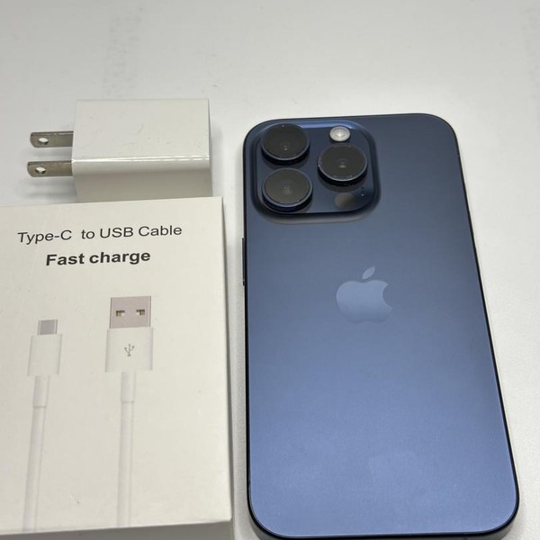 Apple iPhone 15 Pro - Unlocked, 256 GB, Blue, A2848