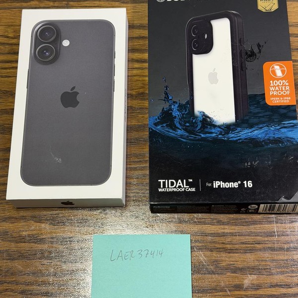 Apple iPhone 16 - Unlocked, 128 GB, Black, A3081