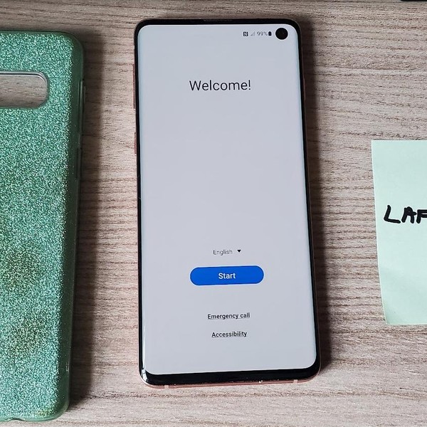Samsung Galaxy S10 - AT&T, 128 GB, Pink, 8 GB, SM-G973U