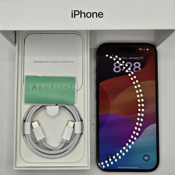 Apple iPhone 15 - Unlocked, Black, 128 GB, A2846