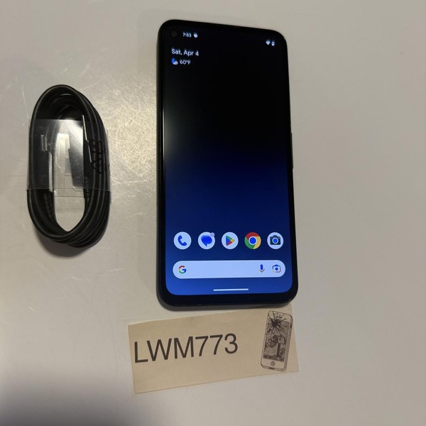 Google Pixel 4a - Unlocked, 128 GB, Black, 6 GB, G025J