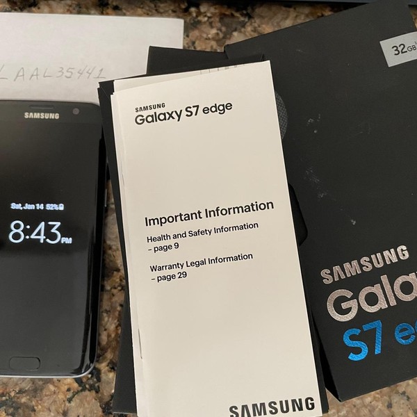 Samsung Galaxy S7 Edge - Other, 32 GB, Black