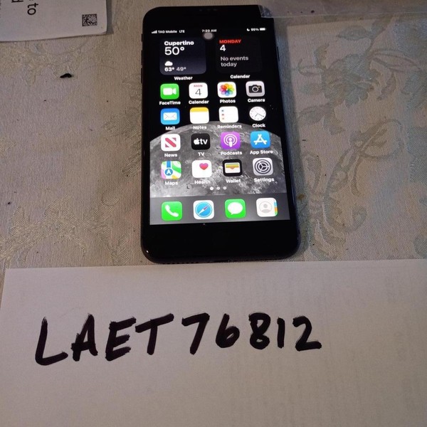 Apple iPhone 8 Plus - Unlocked, 64 GB, Gray, A1897, GSM