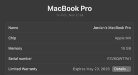 Good
													MacBook Pro 2024 - 14" - Apple M4, Space Black, 512 GB, 16 GB, photo 3 of 18