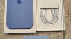 Mint
													Apple iPhone 16 - Unlocked, Ultramarine, 128 GB, A3081, photo 1 of 10