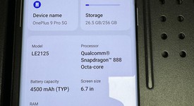 Fair
													OnePlus 9 Pro - Unlocked, Silver, 256 GB, 12 GB, LE2125, photo 2 of 13