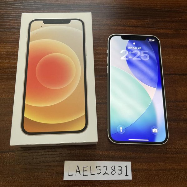 Apple iPhone 12 - Unlocked Non-US, 128 GB, White, A2403