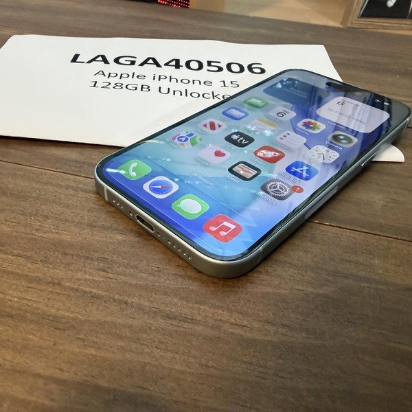 Apple iPhone 15 - Unlocked, 128 GB, Blue, A2846