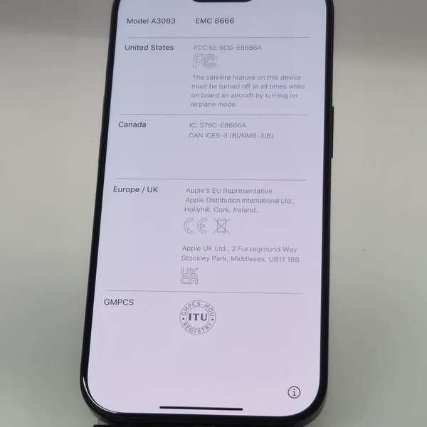 Apple iPhone 16 Pro - Unlocked, 128 GB, Black, A3083