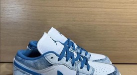 New
													Jordan 1 Low Washed Denim (GS) - 3.5, photo 1 of 6