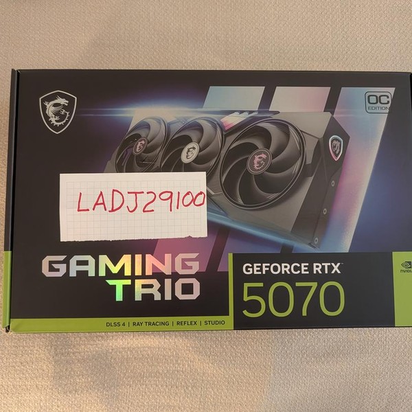 MSI GeForce RTX 5070 - G5070-12GTC, GAMING TRIO OC
